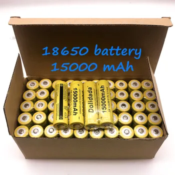 

1-10PCS 2020 new 18650 Li-Ion battery 15000mah rechargeable battery 3.7V for LED flashlight or electronic devices batteria