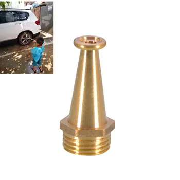 

Brass High pressure straight Airbrush nozzle 1/2 male thread connector for car wash watering flower garden irrigation Fitting
