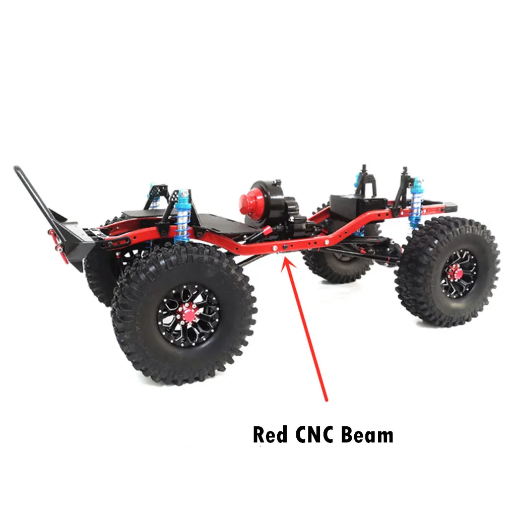313 мм Колесная база Шасси Рама обратная ось для Axial-SCX10II 90046 1/10 RC автомобилей