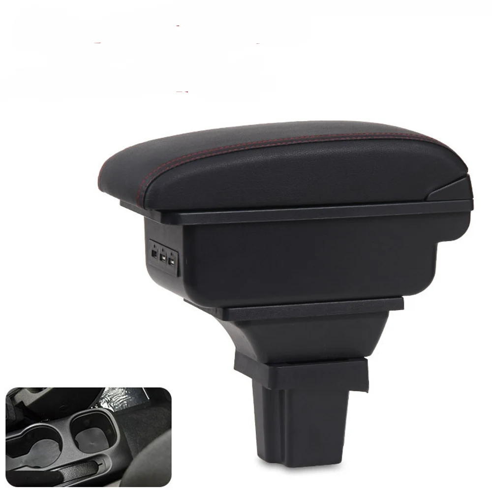 

For Car Chevrolet Trax Armrest Box Arm Elbow Rest Center Console Storage Case Modification Accessories with Cup Holder USB Port