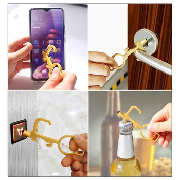 

2020 Contactless Door Opener Hygienic Hook Open Doors Without Touching Hygienic Buttons Touch Screen and Doors Operate TSLM1