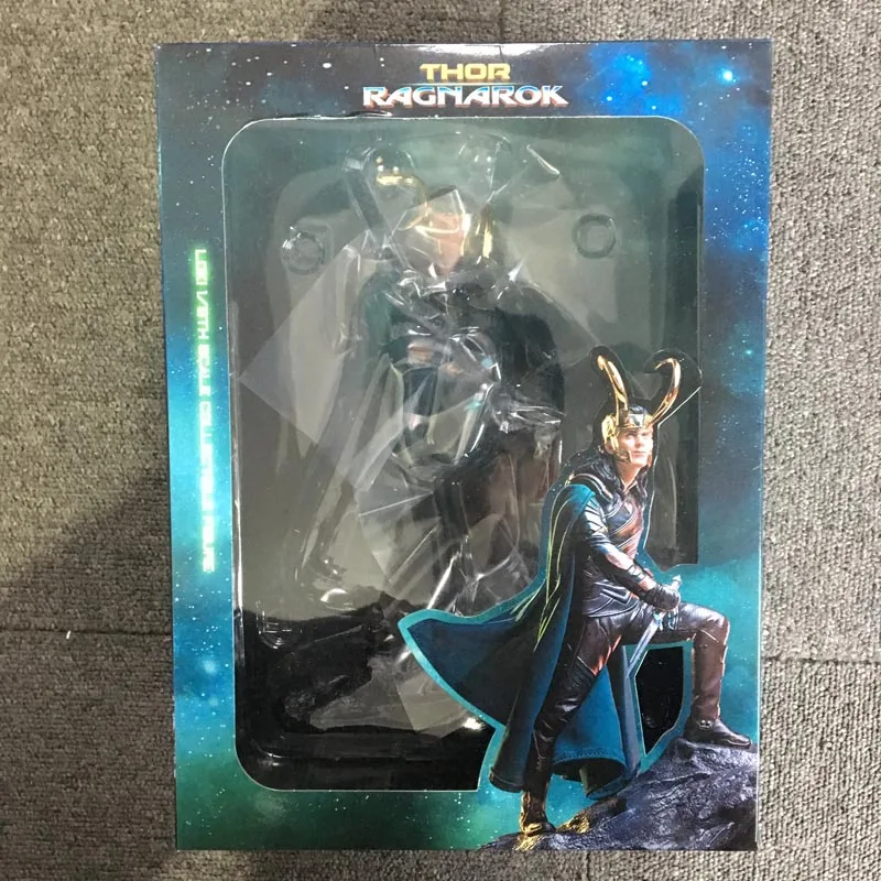 Marvel Мстители локи фигурки студия Тор Ragnarok 1/6 Scele Коллекционная модель игрушки 25 см - Цвет: With Box