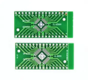 

10pcs TQFP/LQFP/EQFP/QFP32 0.8mm to DIP32 Adapter PCB Board Converter SMD diy electronics