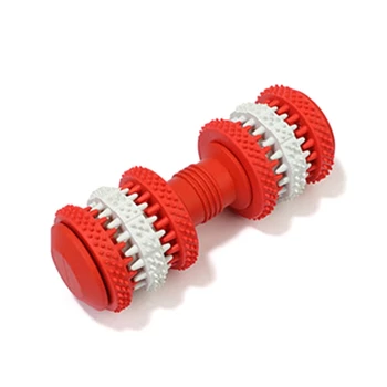 

Large Outdoor Walking Dog Toy Natural Rubber Molar Teeth Dumbbell Nontoxic and Tasteless Toy