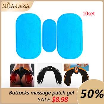 

10 Set Buttocks Muscle Hydrogel Sticker Stimulator Training Replacement Gel Sheet Pads EMS Hip Muscle Stimulator Gel Trainer