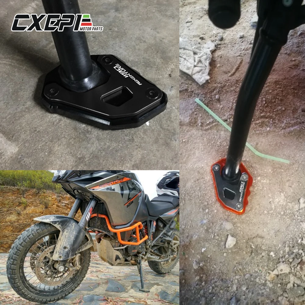 Аксессуары для мотоциклов с ЧПУ для KTM Adventure 1290 1050 1090 1190 1290 Adv Подножка для ног боковая подставка удлинитель опорная пластина