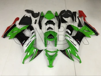 

for Kawasaki ZX10r 2010 Abs Fairing ZX10r 2008 Green Black White Fairings ZX10r 2008 - 2010 Fairing
