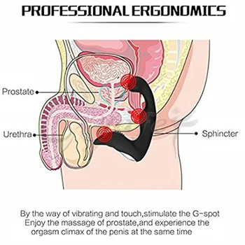 Vibrating Prostate Massager Men Anal Plug Anal Vibrator Powerful Prostate Stimulator Butt Plug Sex Toys for Adults 18 Men Women 5