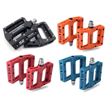 

Bicycle Pedal Mountain Bike Pedals Nylon Fiber 4 Colors Big Foot Road Bike Bearing Ultra-light Pedals Bicycle Bike Parts