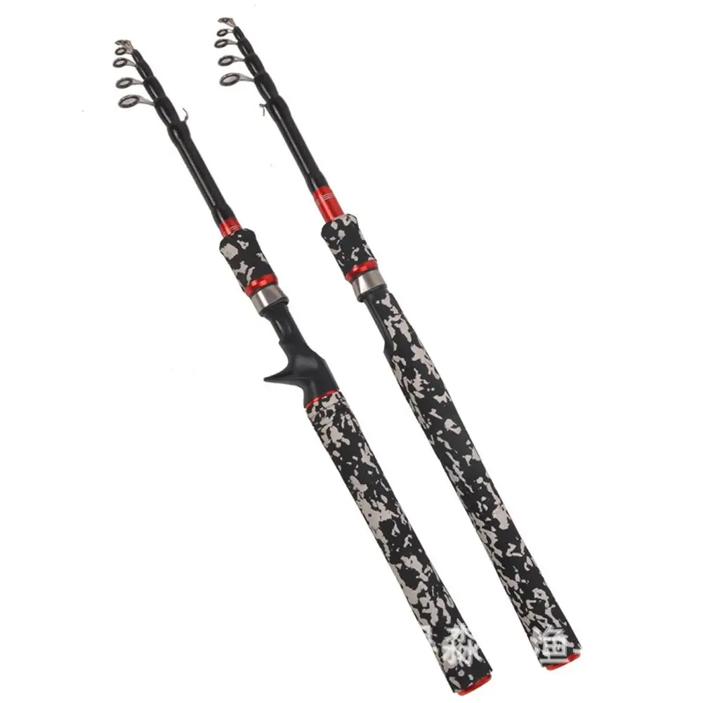 

Carbon Scalable Lure Fishing Rod 1.8m 2.1m 2.4m 2.7m Long Grip Handle Straight Shank