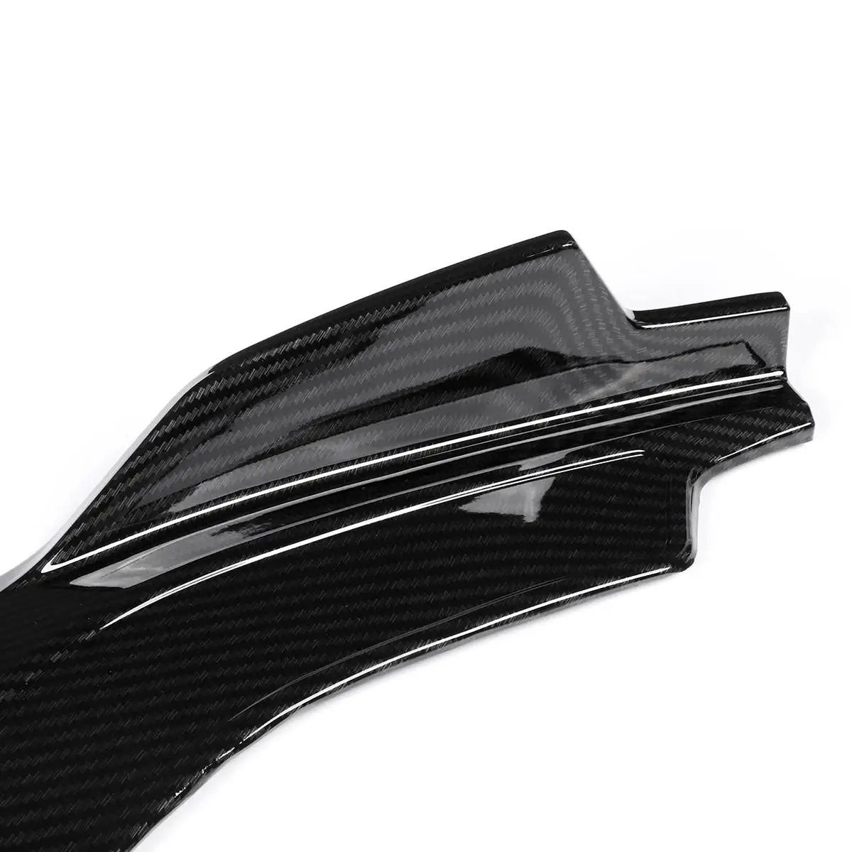 New 2pcs Universal Car Front Bumper Lip Splitter Diffuser Lip Splitters Spolier For Honda For Civic Sedan 4Dr 2016 2017 2018