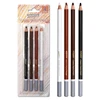 4 Color Professional Soft Pastel Charcoal Pencils Wood Skin Tints White Colored Pencils For Artist Drawing Sketching Blending 3