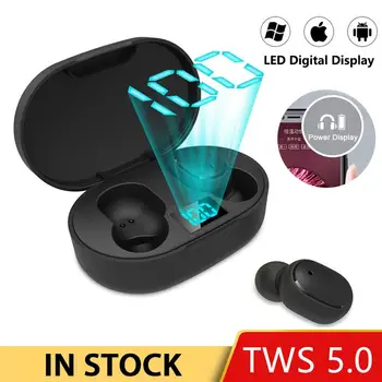 

TWS Bluetooth 5.0 Touch Wireless earpiece with LED Display for Xiaomi Redmi Stereo earphone PK Anti-manic, Exercise headphone