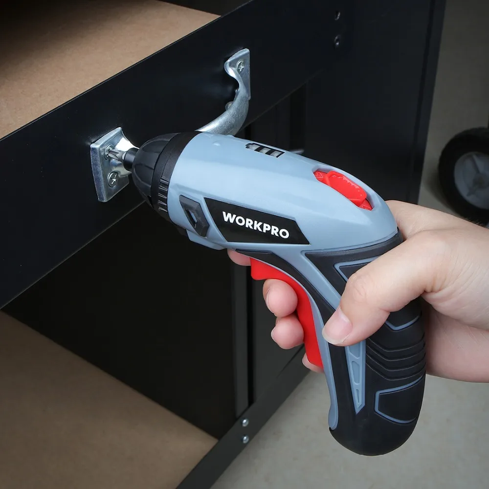 WORKPRO 3,6 V USB Беспроводная электрическая отвертка Бытовая перезаряжаемая литий-ионная отвертка