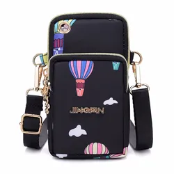Sleek Waterproof Nylon Crossbody Bag - Women's Versatile Shoulder and Handbag - As picture (A-Black White)