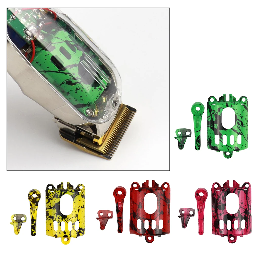 DIY Modified 3pcs/Set Motor Cover Case Shell Adjustment Bar Switch Kit for Wahl 8591/8148/8504 Cordless Hair Clippers