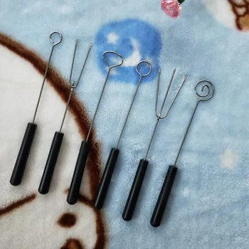 

6pcs/set Chocolate Fork Tool Kitchen Home Irregular DIY Bakeware Truffles Accessories Stainless Steel Cake Decoration Pralines