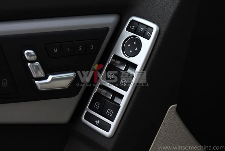 Для Mercedes Benz GLE SUV M Class 2012- W166 ML оконное стекло кнопка регулировки декоративная накладка для автомобиля аксессуары для укладки