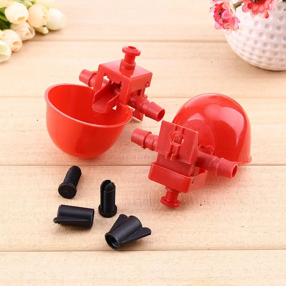 Automatic Bird Chicken Coop Feeder Poultry Chicken Drinker Water Cups Drinking Bowls for Chickens Feeder Bird Bowl