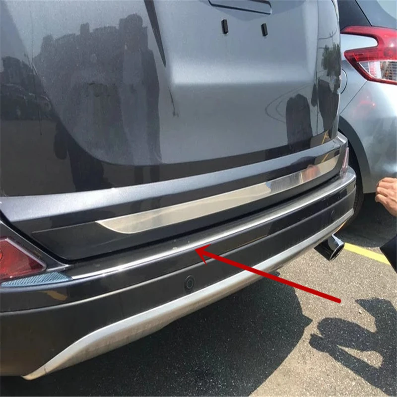 

WELKINRY For Toyota RAV4 RAV 4 IV XA40 2016-2019 rear tail bumper box gate back door sill threshold scuff proof guard plate trim