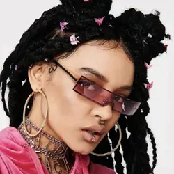 Брендовые дизайнерские металлические маленькие квадратные сексуальные женские солнцезащитные очки 2019 новые женские роскошные ретро