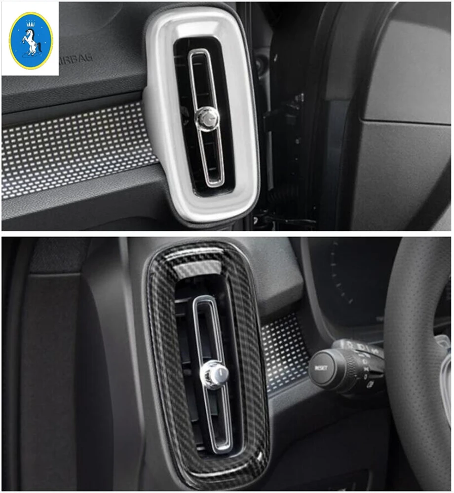 

Yimaautotrims Auto Accessory Inside Air Conditioning AC Outlet Vent Protector Cover Trim Fit For VOLVO XC40 2018 2019 2020 ABS