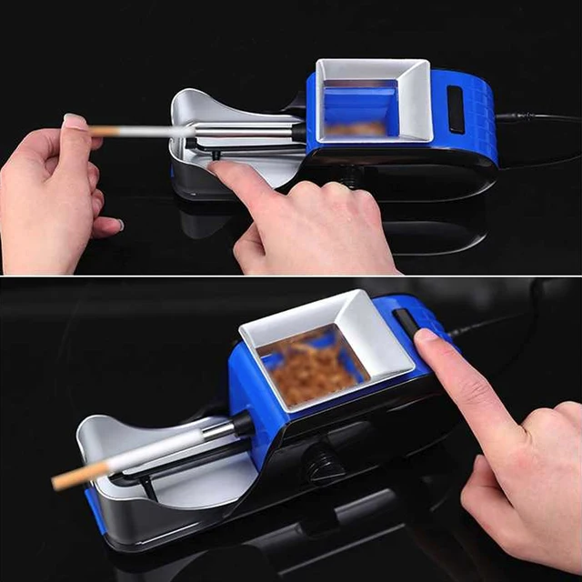 Máquina eléctrica automática para liar cigarrillos, inyector de tabaco,  rodillo, accesorio para fumar de alta calidad, 1 ud. - AliExpress