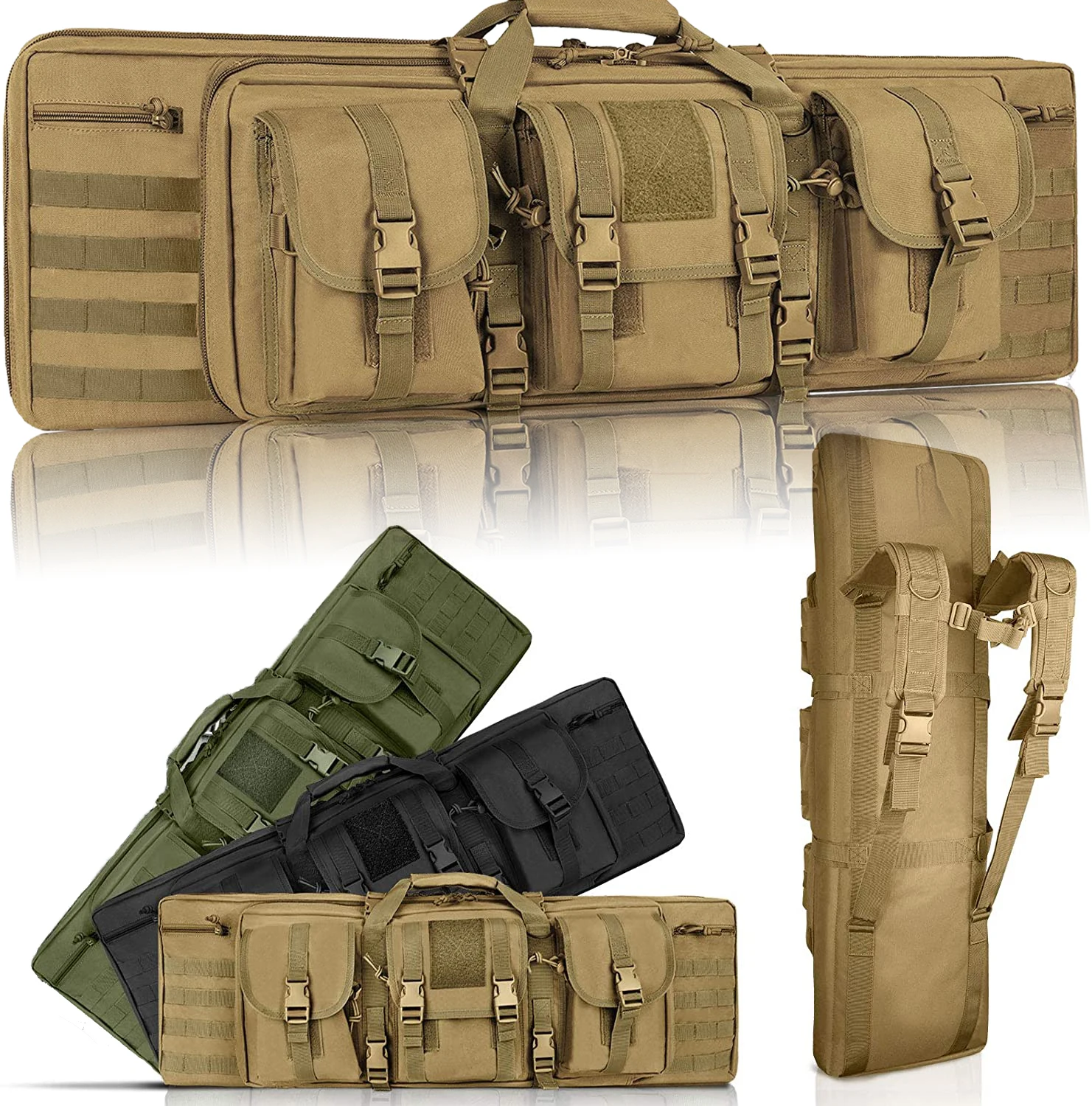 タクティカルライフルバッグ,36インチ,90cm,ダブルライフルケース,m4 タクティカルライフルバッグ,36インチ,90cm,ダブルライフルケース,m4