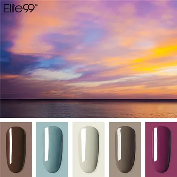 

Elite99 10ML Christmas Green Gel Polish UV LED Grey Jam Nail Varnish For Manicure Gel Lacquer Gel Paint Nail Art Design Polish