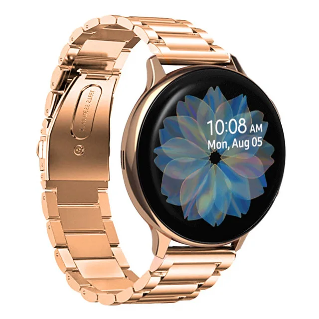 Ремешок из нержавеющей стали для Galaxy Watch Active2 40 мм полосы Active 2 44 мм ремешок 20 мм для samsung Galaxy Watch Active 2 ремешок для часов - Цвет: 4