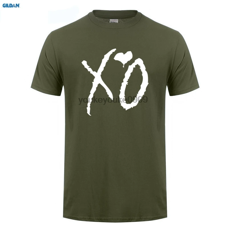 Мужская футболка с коротким рукавом The Weeknd XO рисунком аниме для девочек |