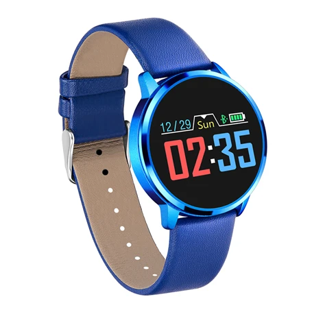 Умные часы H8, водонепроницаемые, с цветным экраном, Bluebooth, спортивные часы, фитнес, умные часы, пульсометр, умный Браслет, серебристый - Цвет: Синий