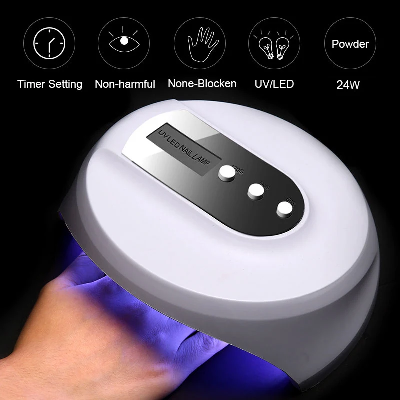 Maphie 24 Вт Z10 лампа для ногтей УФ светодиодный Сушилка для ногтей для геля 12 Светодиодный s светодиодный светильник USB кабель аппарат для лечения УФ лампа для пальцев и ногтей