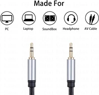 Aux Cable Speaker Wire 3.5mm Jack Audio Cable For Car Headphone Adapter Male Jack to Jack 3.5 mm Cord For Samsung Xiaomi - Image 3