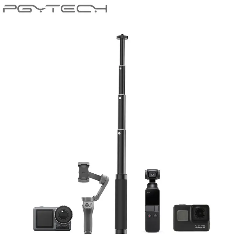 Селфи палка PGYTECH для DJI Pocket 2/Mobile 4 Gopro Hero 9 8 7 Insta360 One X2 аксессуары|Аксессуары систем