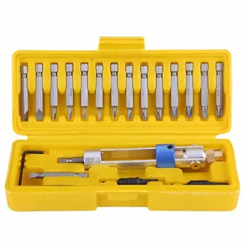 

20 Pieces Screwdriver Bit Set Drill High-speed steel countersunk drill bit screwdriver practical portable