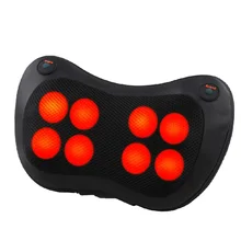 Relaxation Massage Pillow Vibrator Electric Shoulder Back Heating Kneading Infrared therapy shiatsu Neck Massage New