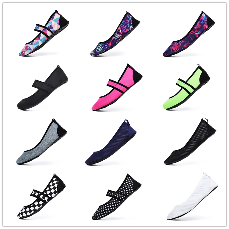 Women Beach Barefoot Shoes Aqua Swimming Shoes Soft Flat Yoga Men Quick Dry Slip On Socks Water Sneakers Unisex Surfing water shoes aqua shoes