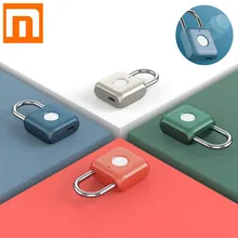Xiaomi Smart Fingerprint Padlock Kitty USB Водонепроницаемый Электронный замок с отпечатком пальца домашний Противоугонный багажный чехол предохранительный висячий замок