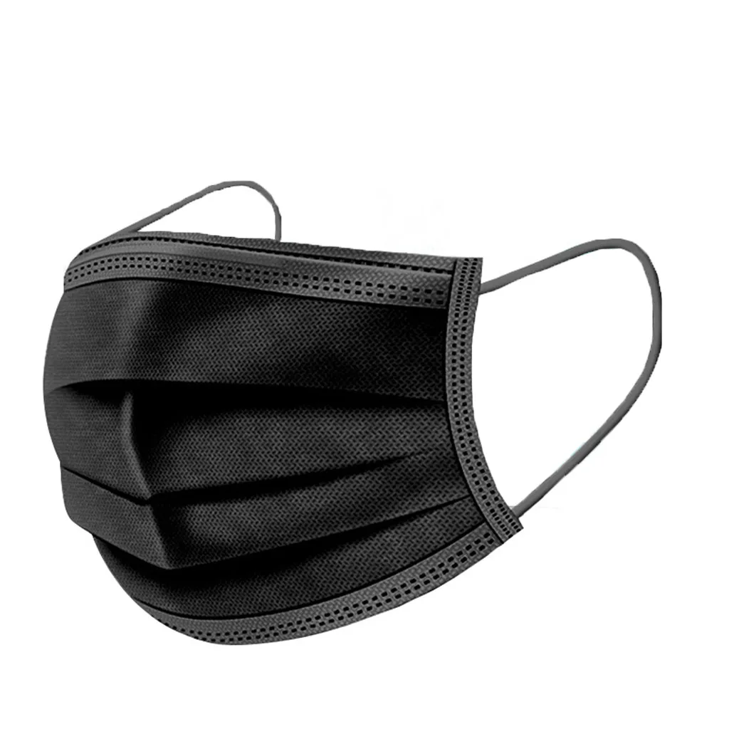 

DUOBLA 50 pieces Disposable mask Anti Pollution face mouth Mask Protection Dust Activated Carbon 3 floors Protection Fabric