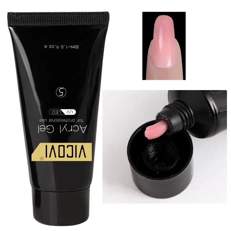 

Nail-free paper tray fast extension glue Phototherapy removable non-pain gel Extended crystal glue