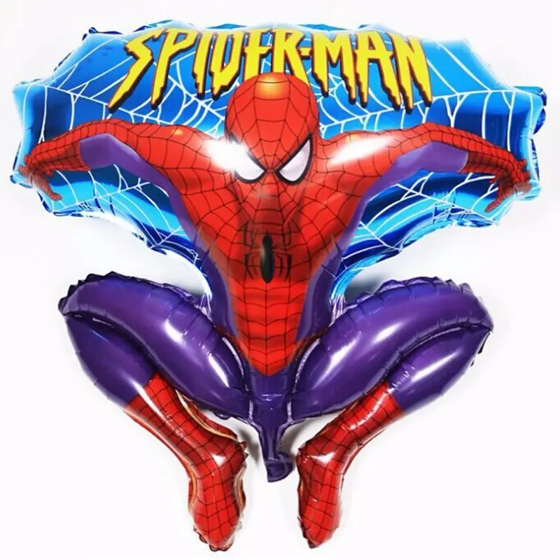 80 см воздушный шар с гелием из фольги с изображением Человека-паука, украшение для дня рождения, свадьбы, детские игрушки, воздушные шары из мультфильма, подарок