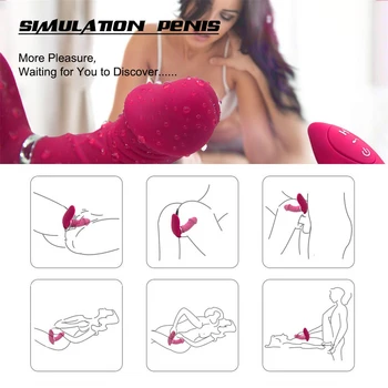 adult Vibrator Sex Toys for Woman,panty Vibrator,dildo for Women,vibrator Butterfly ,clitoris Stimulator ,powerful remote Vibrat 2