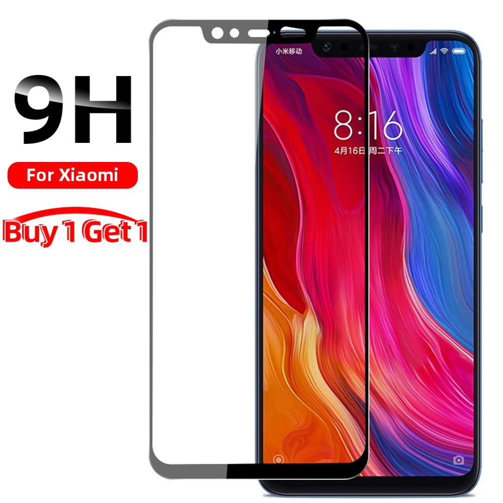 Закаленное защитное стекло 9H для экрана телефона Redmi Note 8 Pro K30 20 Xiaomi Mi 9 CC9e Se 6X Mix Max 3