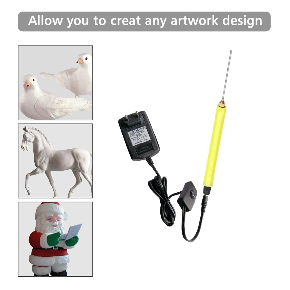 

10cm Fine quality Styrofoam Cutter Craft Hot Wax Cut Pen Pearl Wool KT Board Cutting Machine For Art model Handmade Making