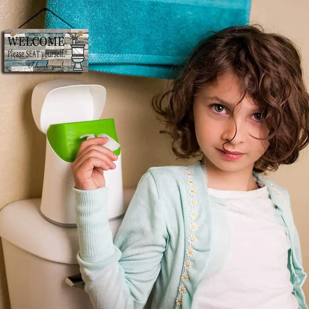 Signo De Bienvenida Pared Logo Vertical Colgante Decoracion Placa