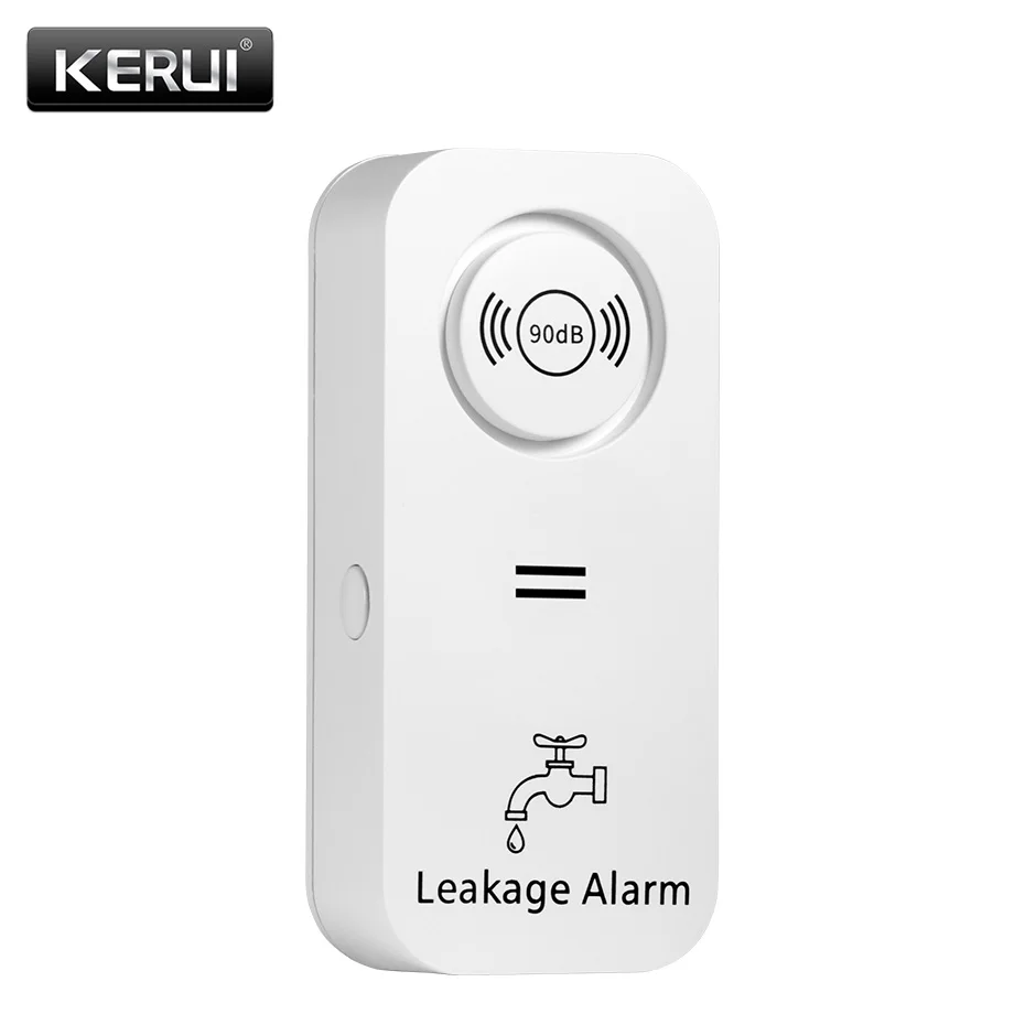 Kerui Water Leakage Alarm Sensor 90db Loud Home Security Sensitive