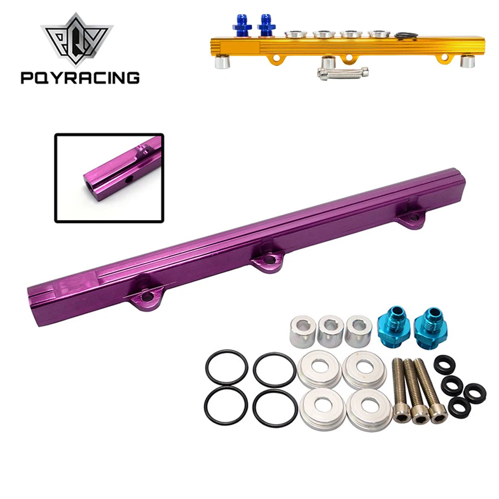  NEW FUEL RAIL ALUMINIUM FUEL RAIL FOR MITSUBISHI LANCER EVO 3 4G63 TURBO 1992-1995 PQY5434