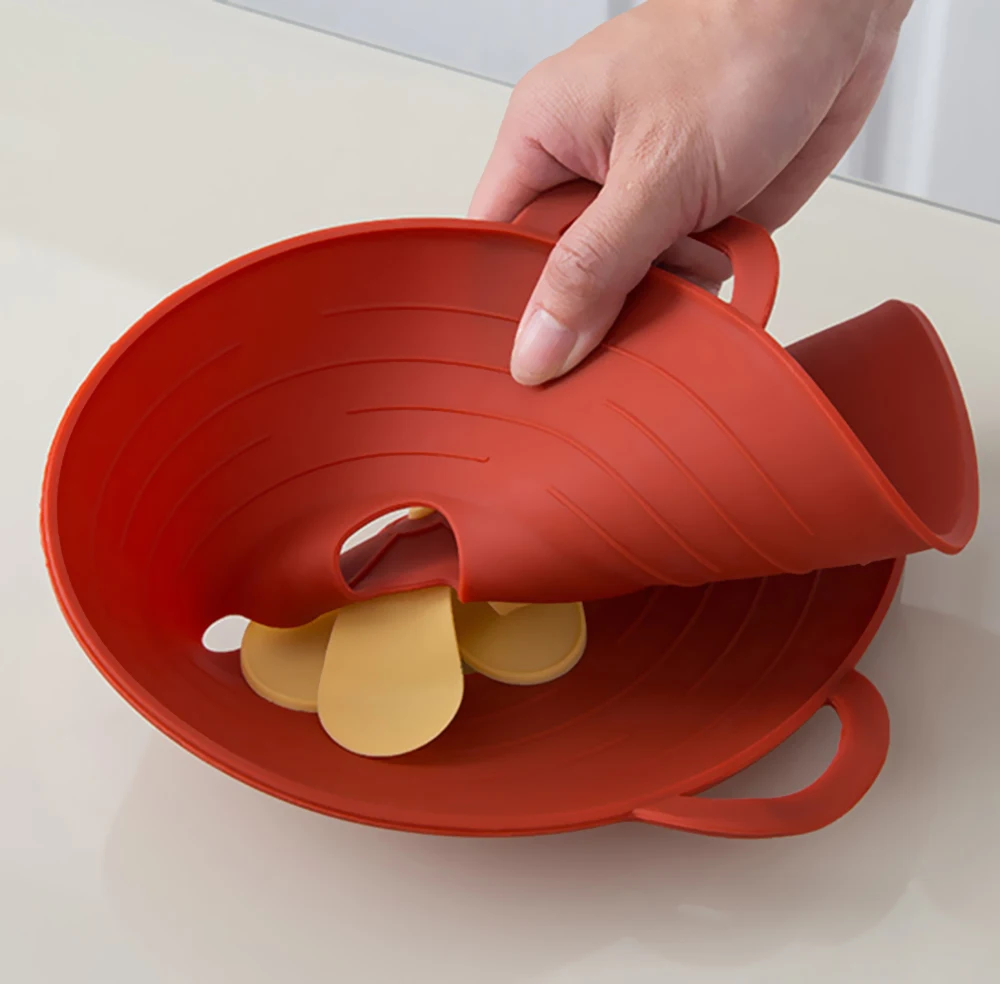 Silicone lid Spill Stopper Cover For Pot Pan Kitchen Accessories Cooking Tools Flower Cookware Home Kitchen Accessories Gadgets
