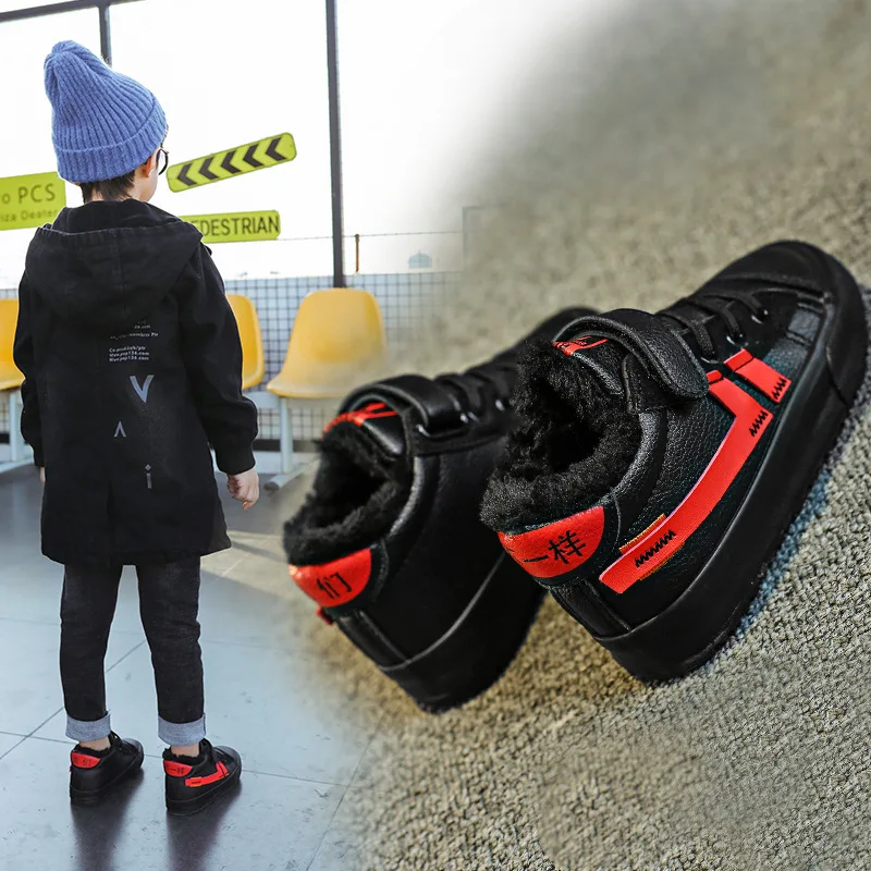 

Children Cotton-padded Shoes CHILDREN'S Shoes BOY'S Shoe Autumn And Winter Girls Winter Shoes 2019 New Style Boy Cotton-padded S